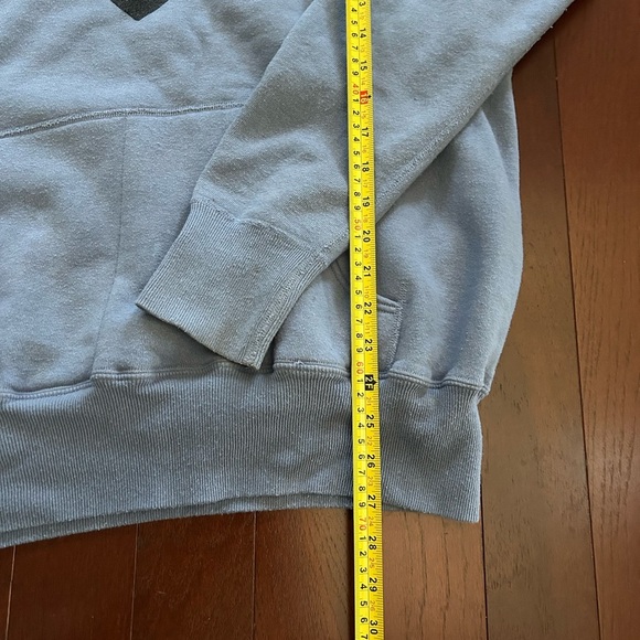 Human Made Heart Logo Hoodie Blue Size Large Oversized EUC - Picture 3 of 10